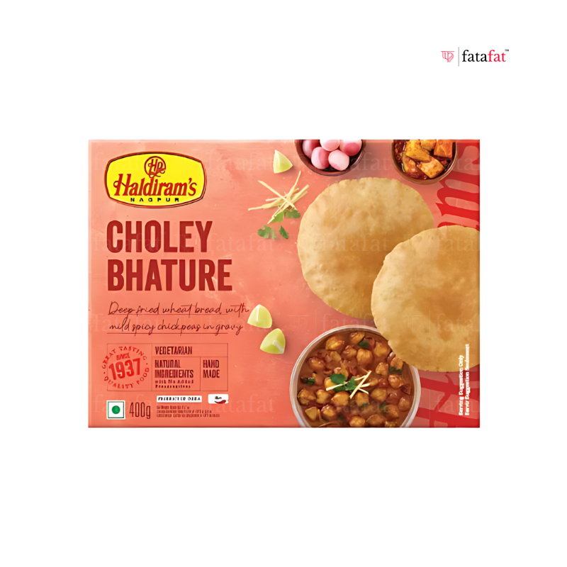 Chole Bhature (Frozen) - 400g Haldiram