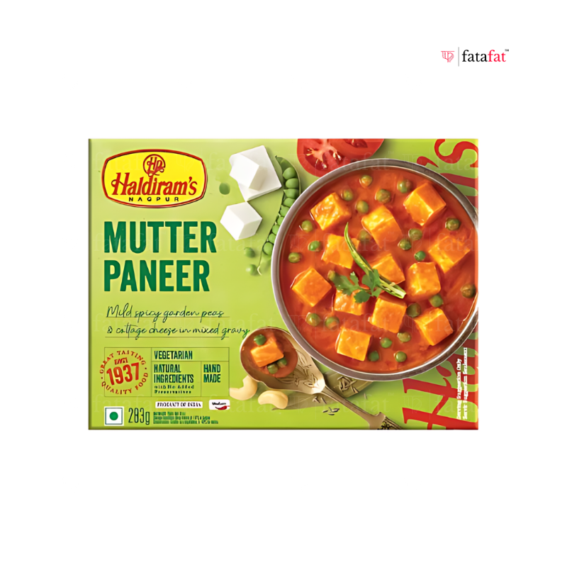 Mutter Paneer (Frozen) - 283g Haldiram