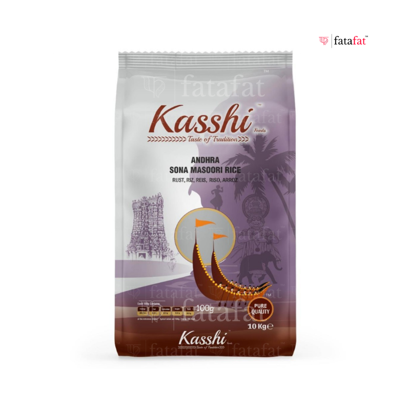 Sona Masoori Rice - 10kg Kasshi