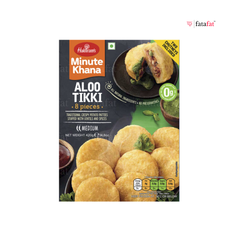 Aloo Tikki (Vegan) (Frozen) - 420g Haldiram