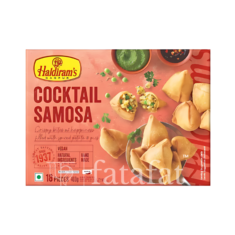 Cocktail Samosa (Frozen) - 650g Haldiram