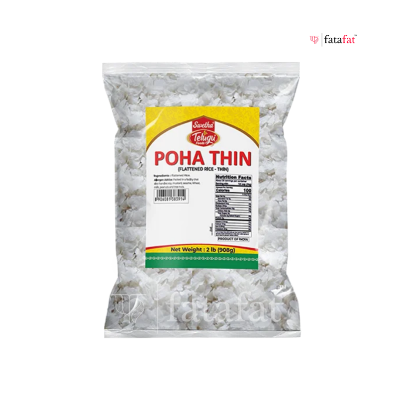 Poha / Pawa / Rice Flakes (Thin) - Telugu Foods