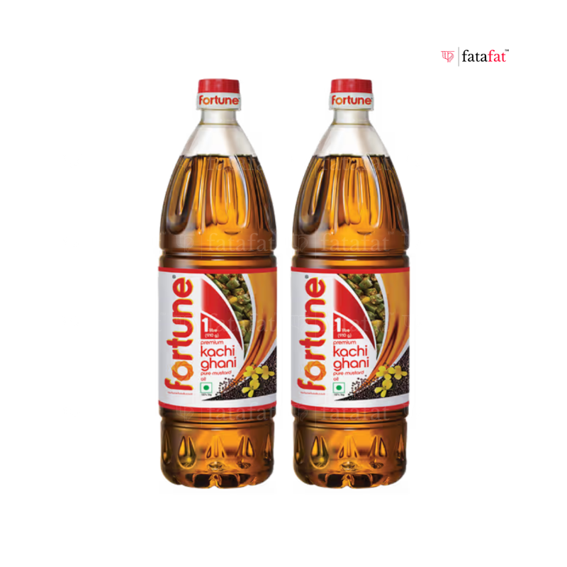 FORTUNE Mustard Oil (Bundle Of 2 X 1L)