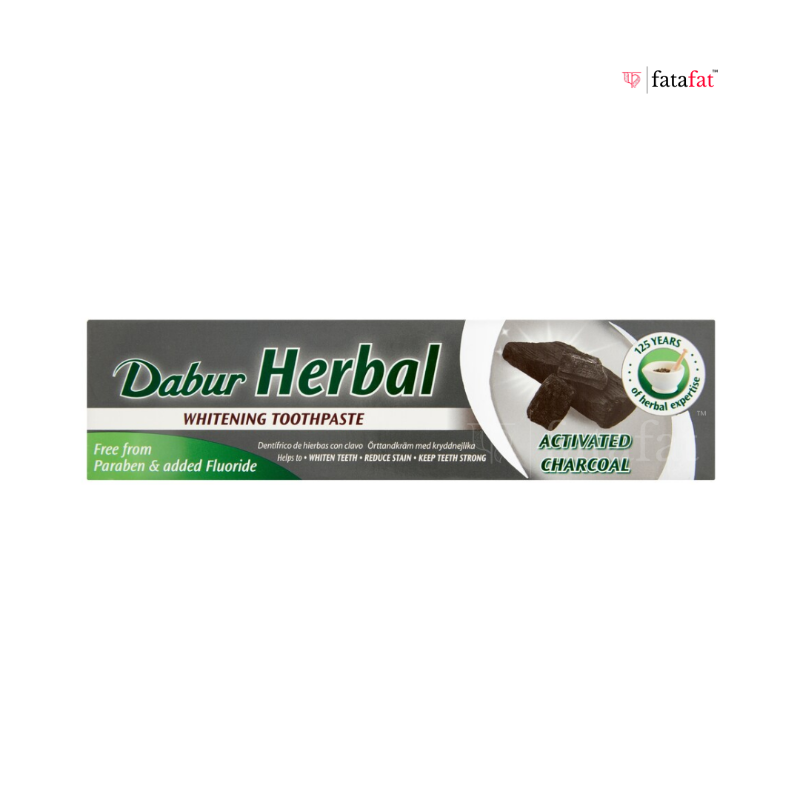 Dabur Charcoal ToothPaste with Organic Charcoal