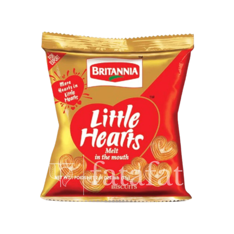 Britannia Little Hearts Biscuits - 75g