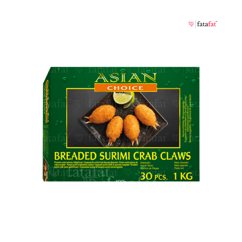 Asian Breaded Surimi Crab Claws – 1kg