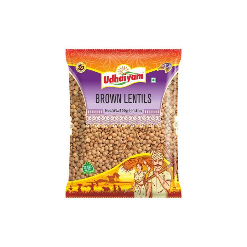 Udhaiyam Brown Lentils 500g