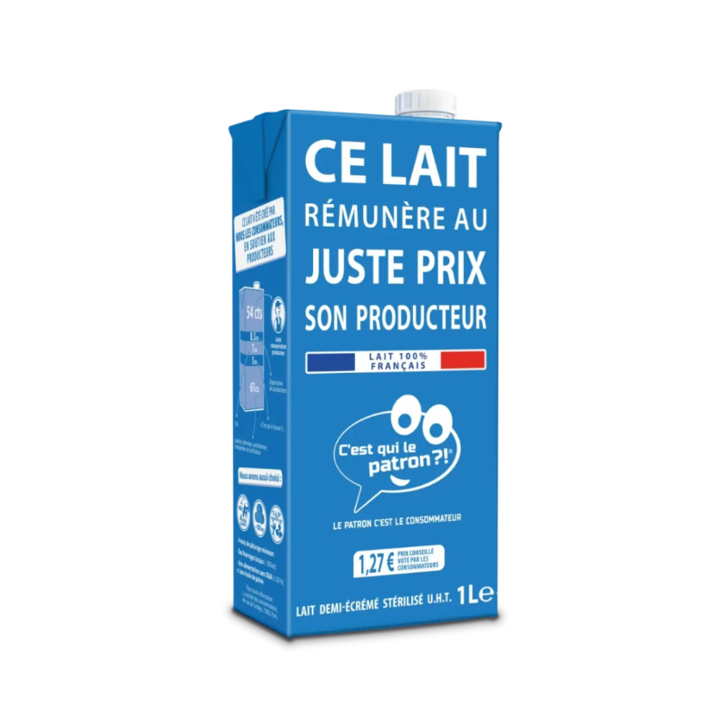 Lait demi ecreme – 1 L