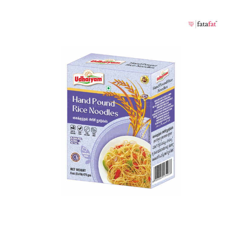 Udhaiyam Hand Pound/Kaikuthal Rice Millet Noodles