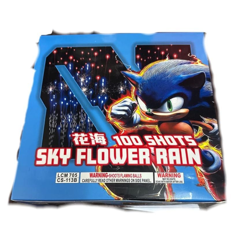 100 Shoot Sky Flower Rain