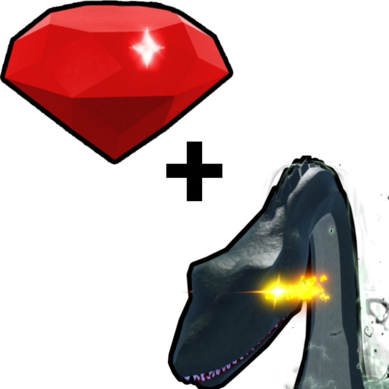 Ruby (Gemstone) + Dino