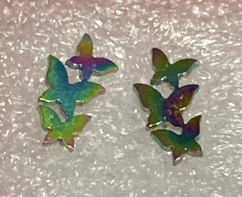 Butterfly Earrings sold by the Pair