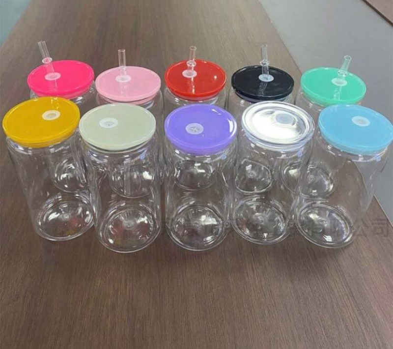 Customize Colour Lid Plastic Bottle with one photo print