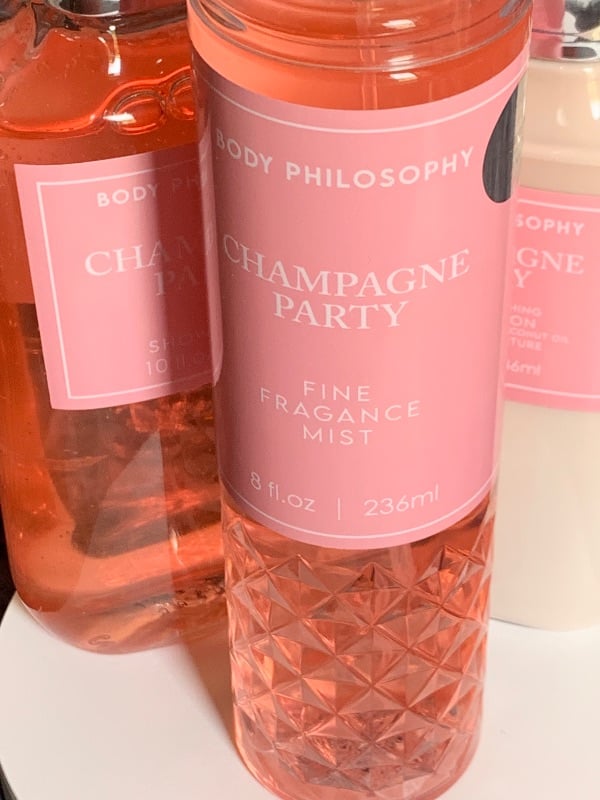 Body philosophy-Champagne Toast - Daily Trio - Shower Gel, Fine Fragrance Mist & Super Smooth Body Lotion
