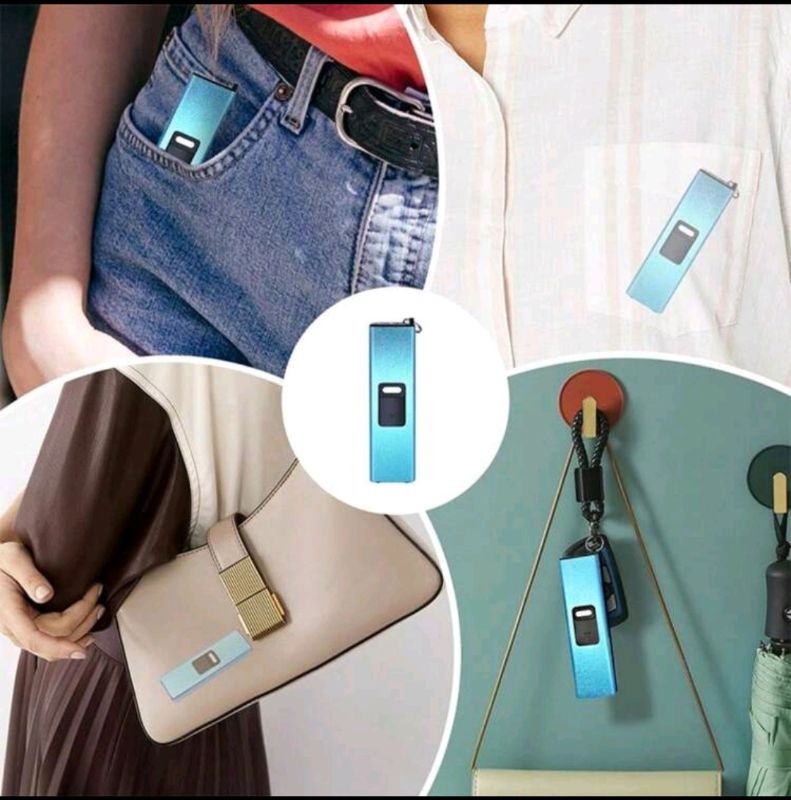 Stun Gun Tasers Keychain for Women Micro USB Tasers Stun Gun Rechargeable with LED Flashlight