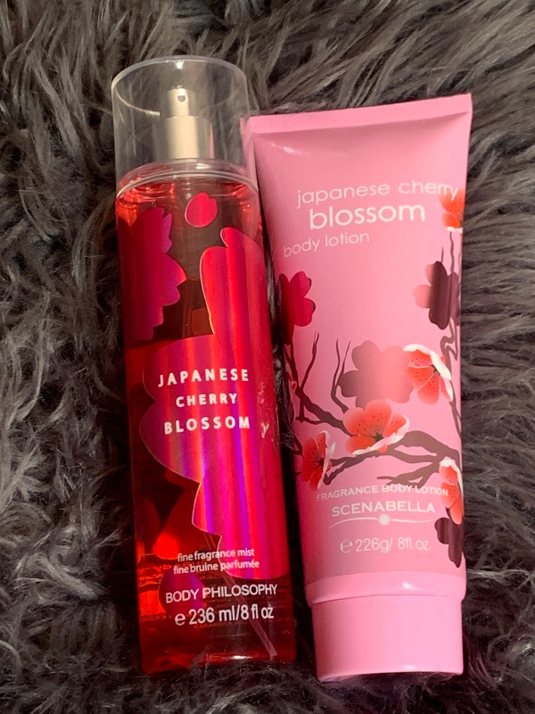 Body philosophy-Japanese cherry blossom- Fine Fragrance Mist & Super Smooth Body Lotion