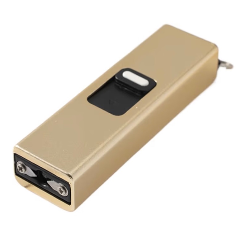 Stun Gun Tasers Keychain for Women Micro USB Tasers Stun Gun Rechargeable with LED Flashlight