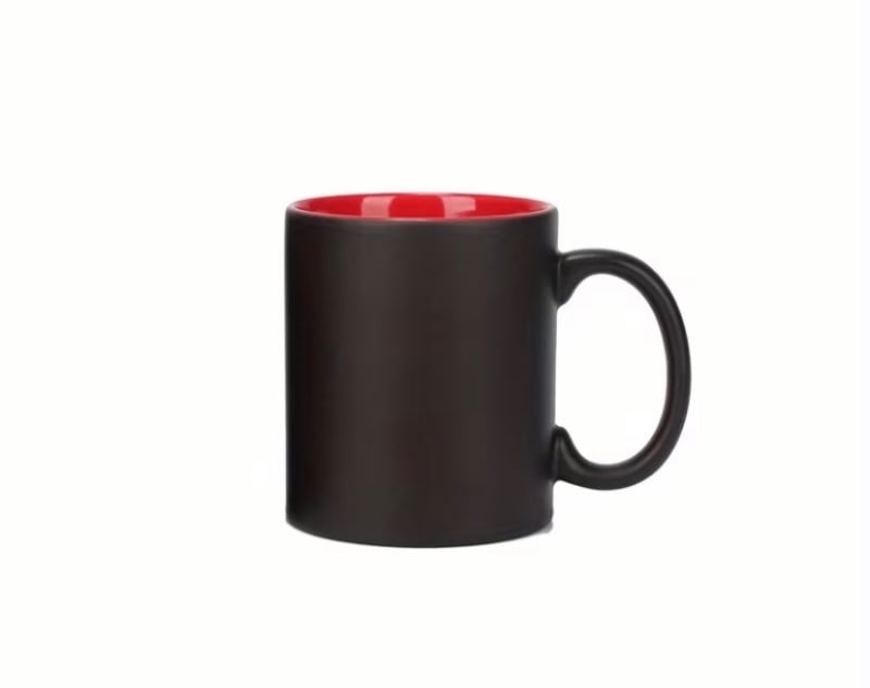 Coffee Mug Cup Personalized Ceramic Hot Heat Sensitive Coffee Cup Customized Photo Colored Coffee Mug, Add Your Custom Text Photo