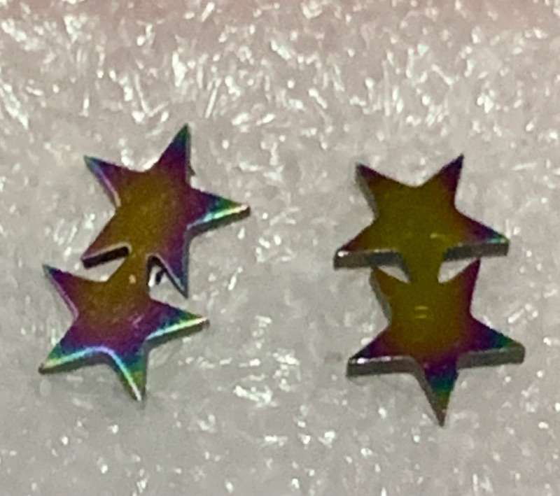 Star Earrings Sold by the Pair