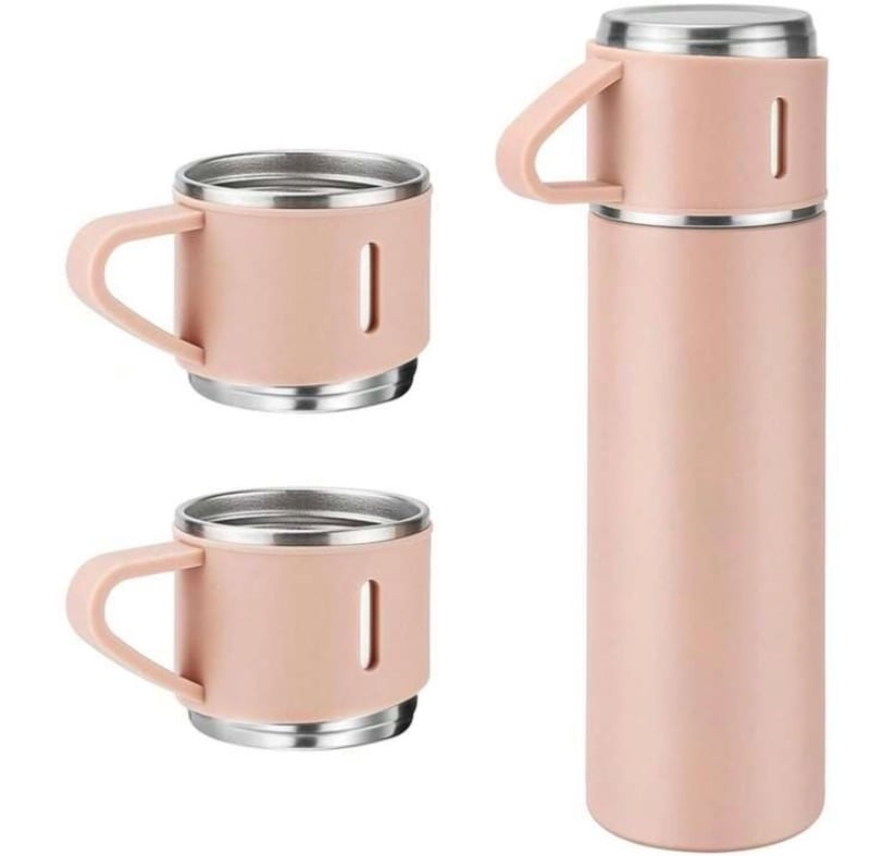 Stainless Steel Thermo 500ml/16.9oz Vacuum Insulated Bottle with Cup for Coffee Hot drink and Cold drink water flask.