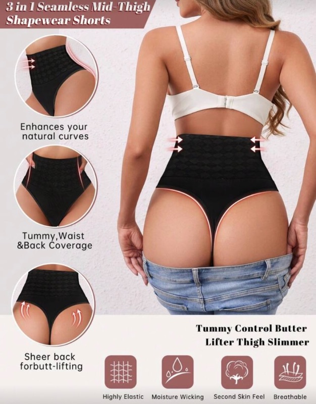 Tummy Control Shapewear Shorts for Women Butt Lifting Body Shaper Shorts
