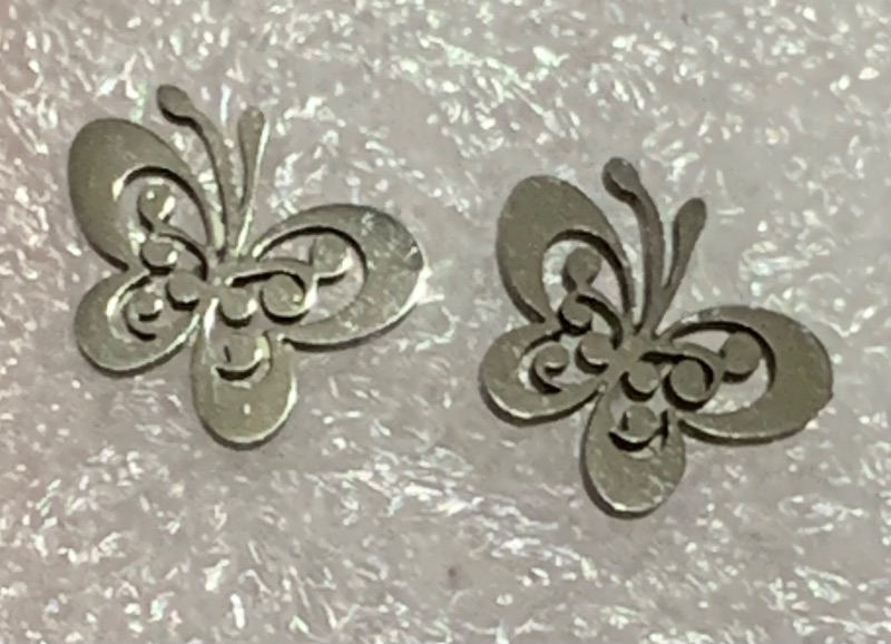 Butterfly Earrings sold by the Pair