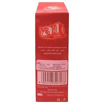 A1 Banana Wafer Ultra Thin 200g x 20 (Buy 2 Get 1 Free)