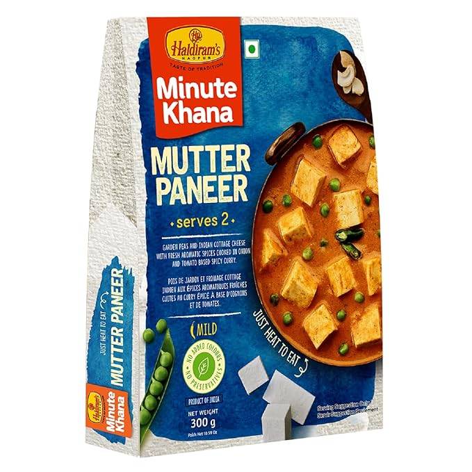 Haldiram Mk Mutterpaneer Vegan 10 x 300g