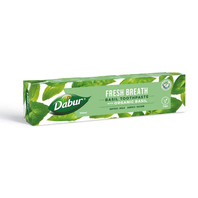 Dabur Organic Toothpaste Basil (6 x 100g)
