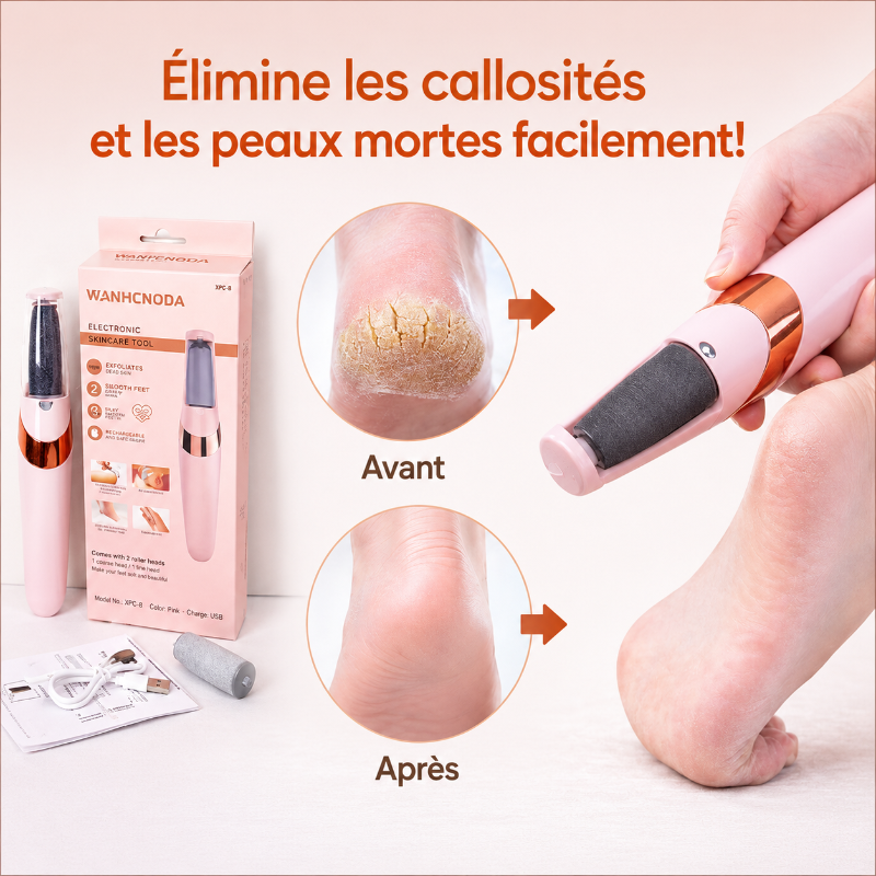 Lime de pieds électrique