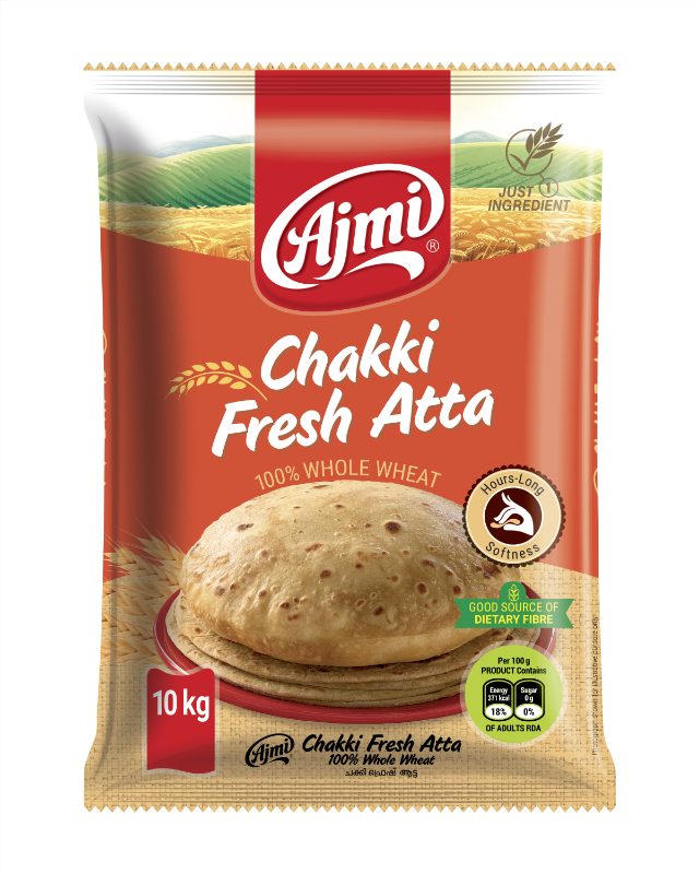 Ajmi Chakki Fresh Atta 10Kg
