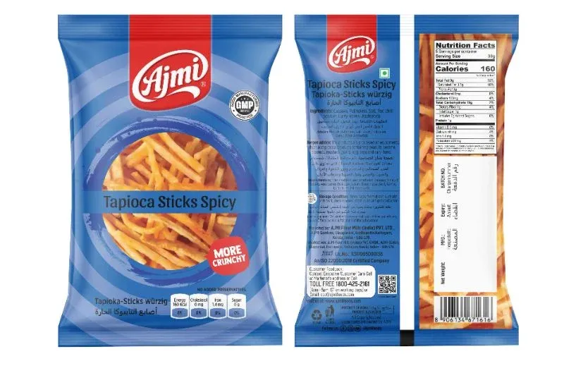 Ajmi Tapioca Sticks Spicy