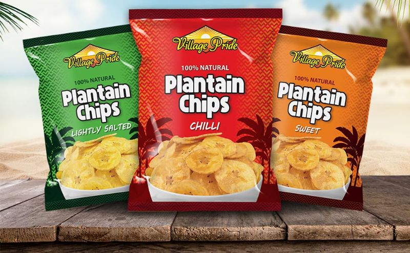 Village Pride Plantain Chips Chilli