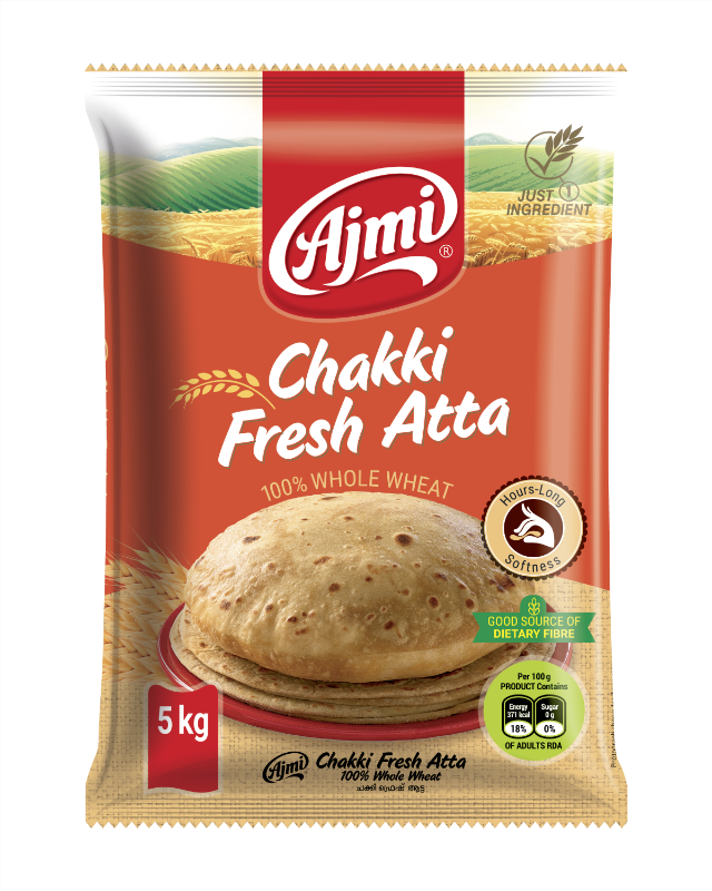 Ajmi Chakki Fresh Atta 5Kg