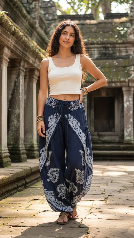 Chiripa Falso con Lazo Batic y Bordados