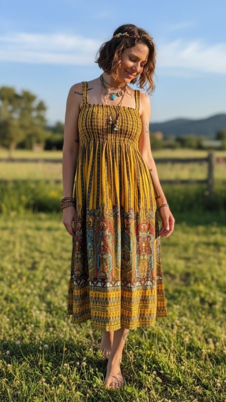 Vestido Bulgaros Corto Straples con Bretel