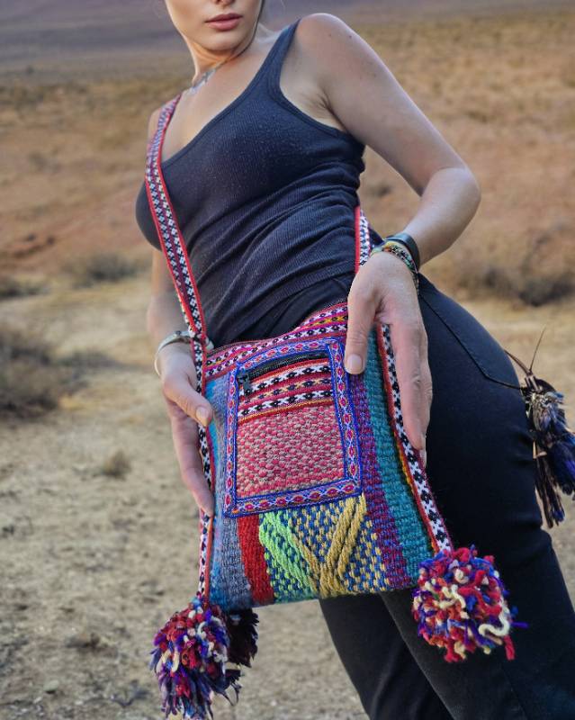 Morral Bandolera Lana Rustica