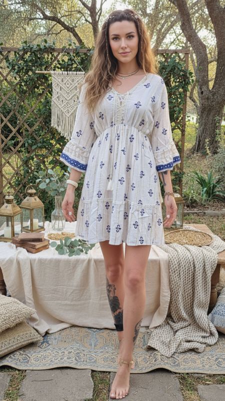 Vestido Corto Lurex Romano