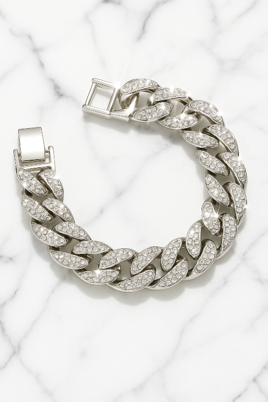 Pulsera Miami con Strass