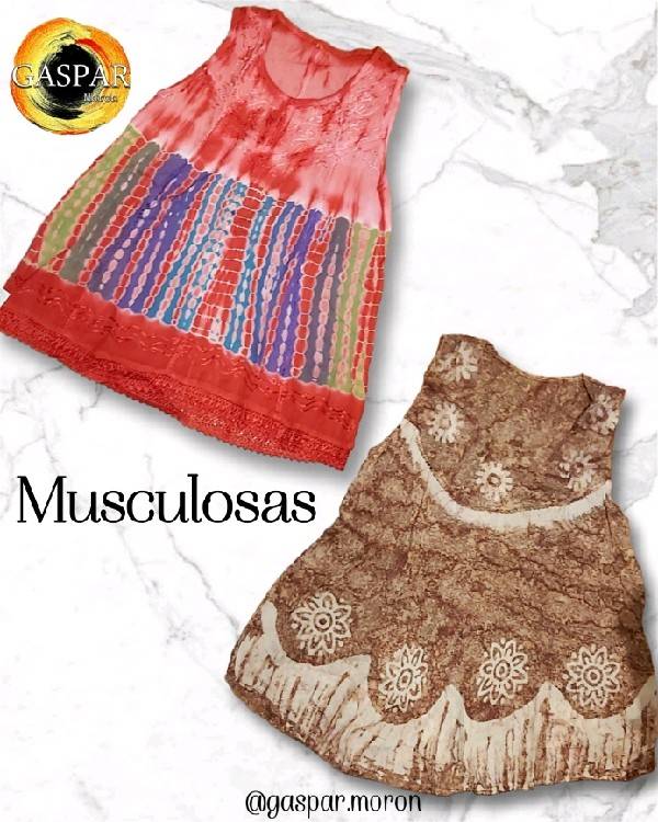 musculosa bordada india