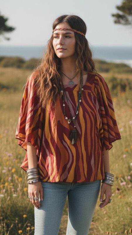 Blusa Thai Escote Cuadrado