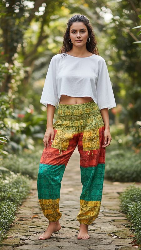 babucha cintura elastizada