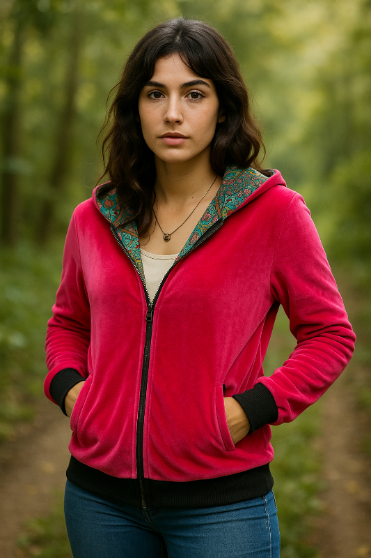 Campera de Plush Bifaz