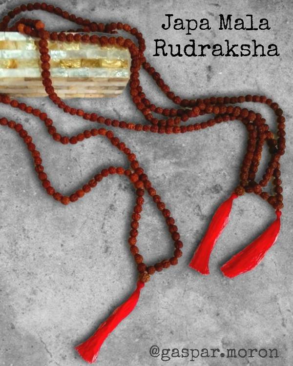 collar japamala rudrakaya