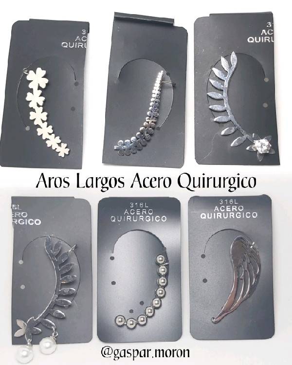 aros largos acero quirurgico