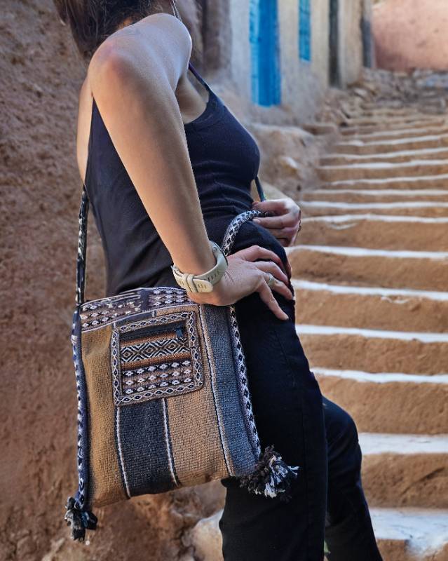 Morral Bandolera Lana Rustica