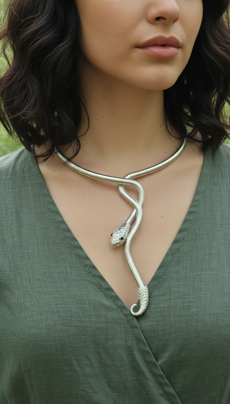 Gargantilla Vibora Semirigida Fantasia