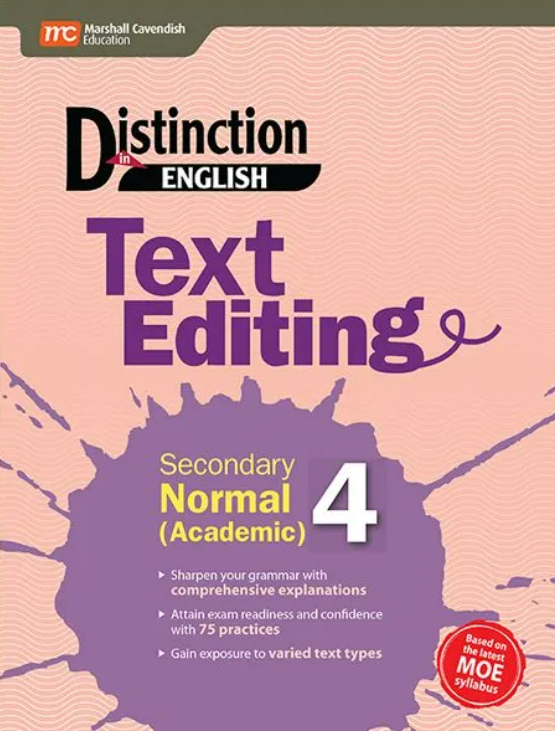 Distinction in English: Text Editing Sec 4 (NA)