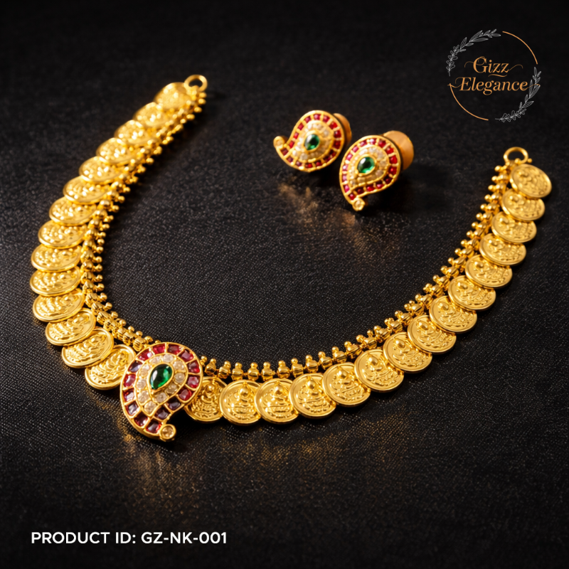 Fusion Coin Mango Necklace Set