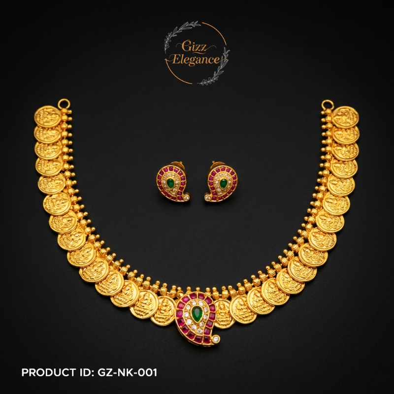 Fusion Coin Mango Necklace Set